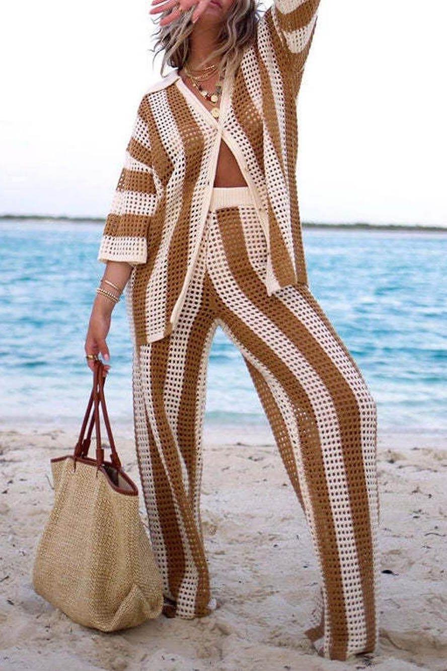 Amelia | Set Rayat Elegant și Confortabil