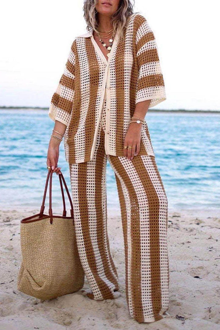 Amelia | Set Rayat Elegant și Confortabil