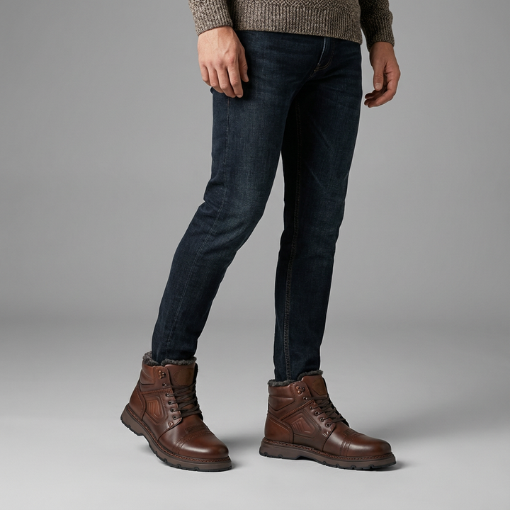 Celino - Cizme ortopedice din piele sintetică