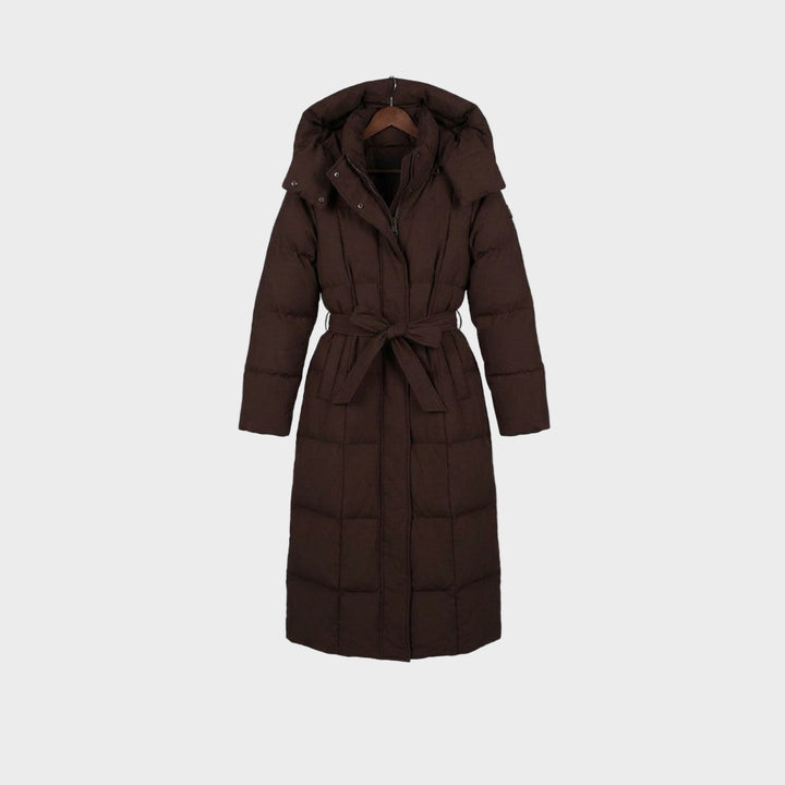 Carmen - Palton Pufos cu Curea Lungă