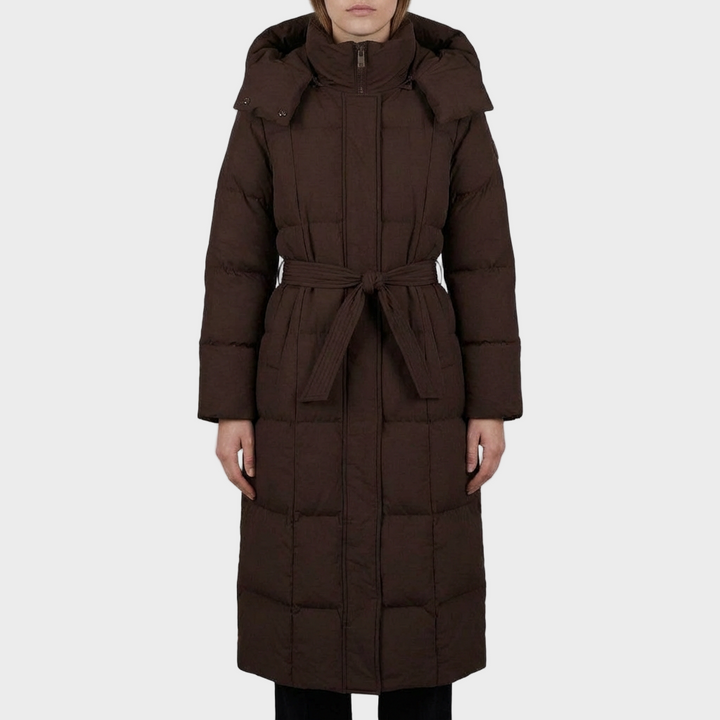 Carmen - Palton Pufos cu Curea Lungă