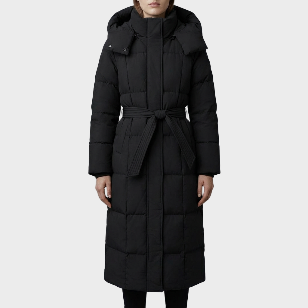 Carmen - Palton Pufos cu Curea Lungă