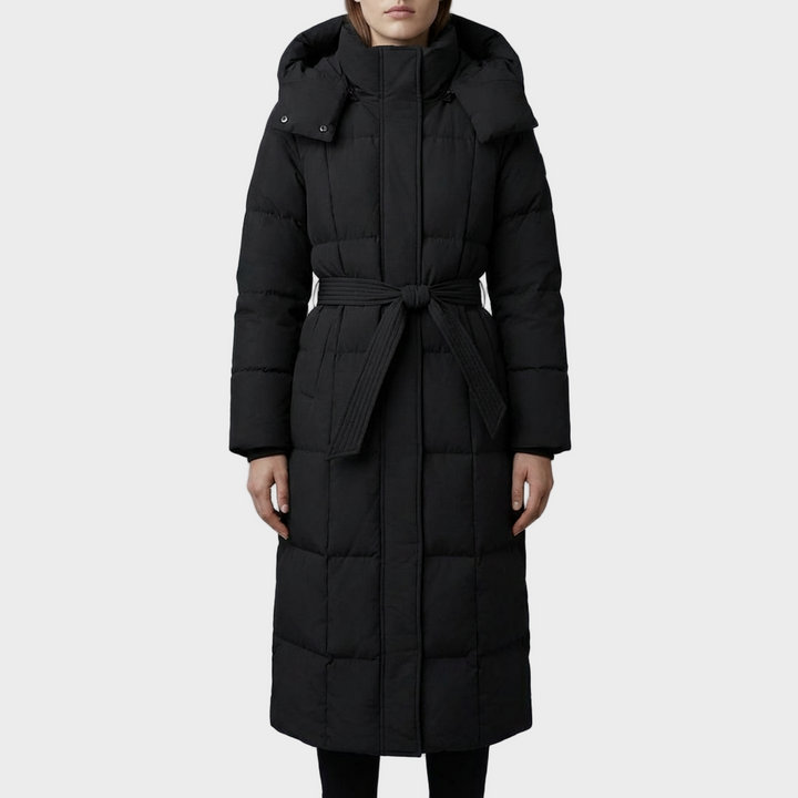 Carmen - Palton Pufos cu Curea Lungă