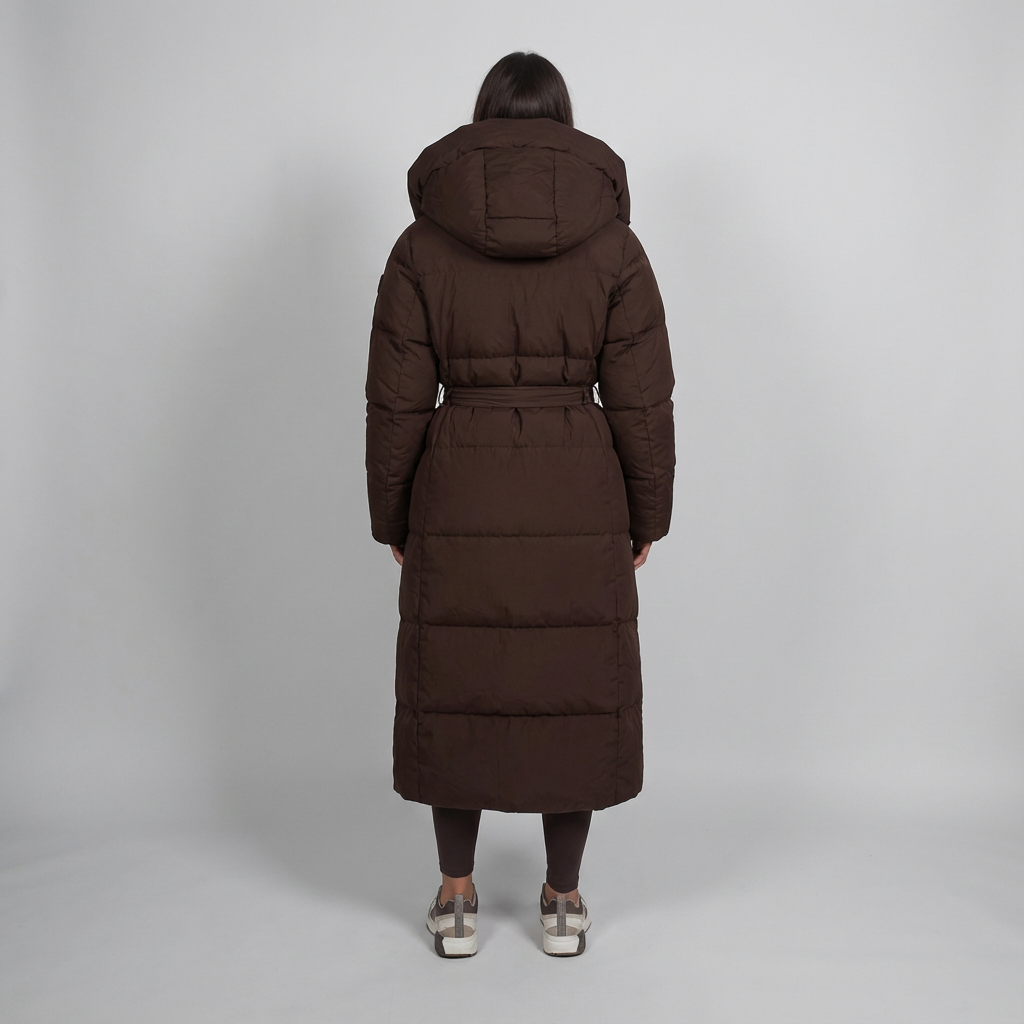 Carmen - Palton Pufos cu Curea Lungă