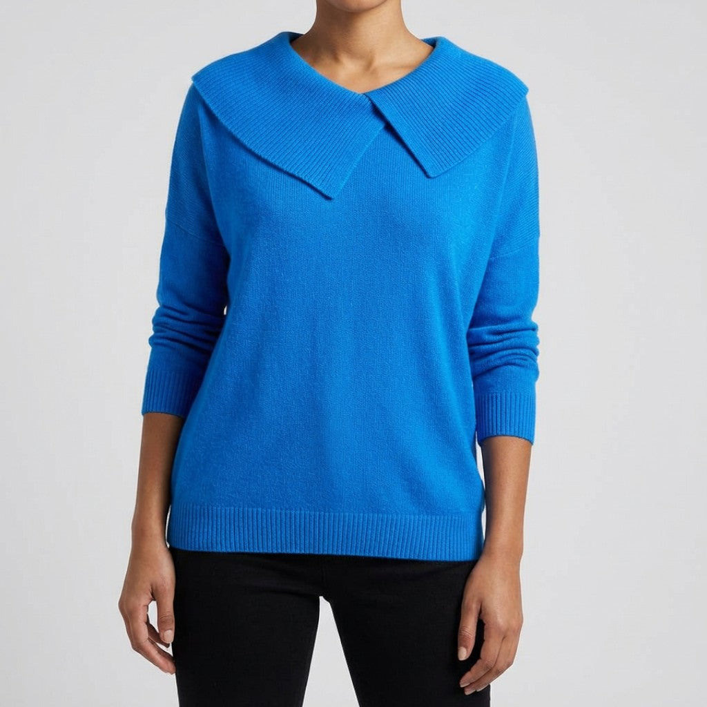 Lucia – Pulover Călduros cu Guler Amplu