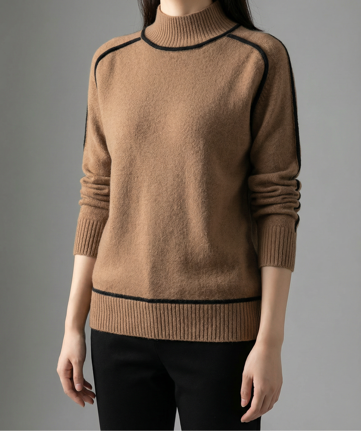 Pulover cu guler înalt