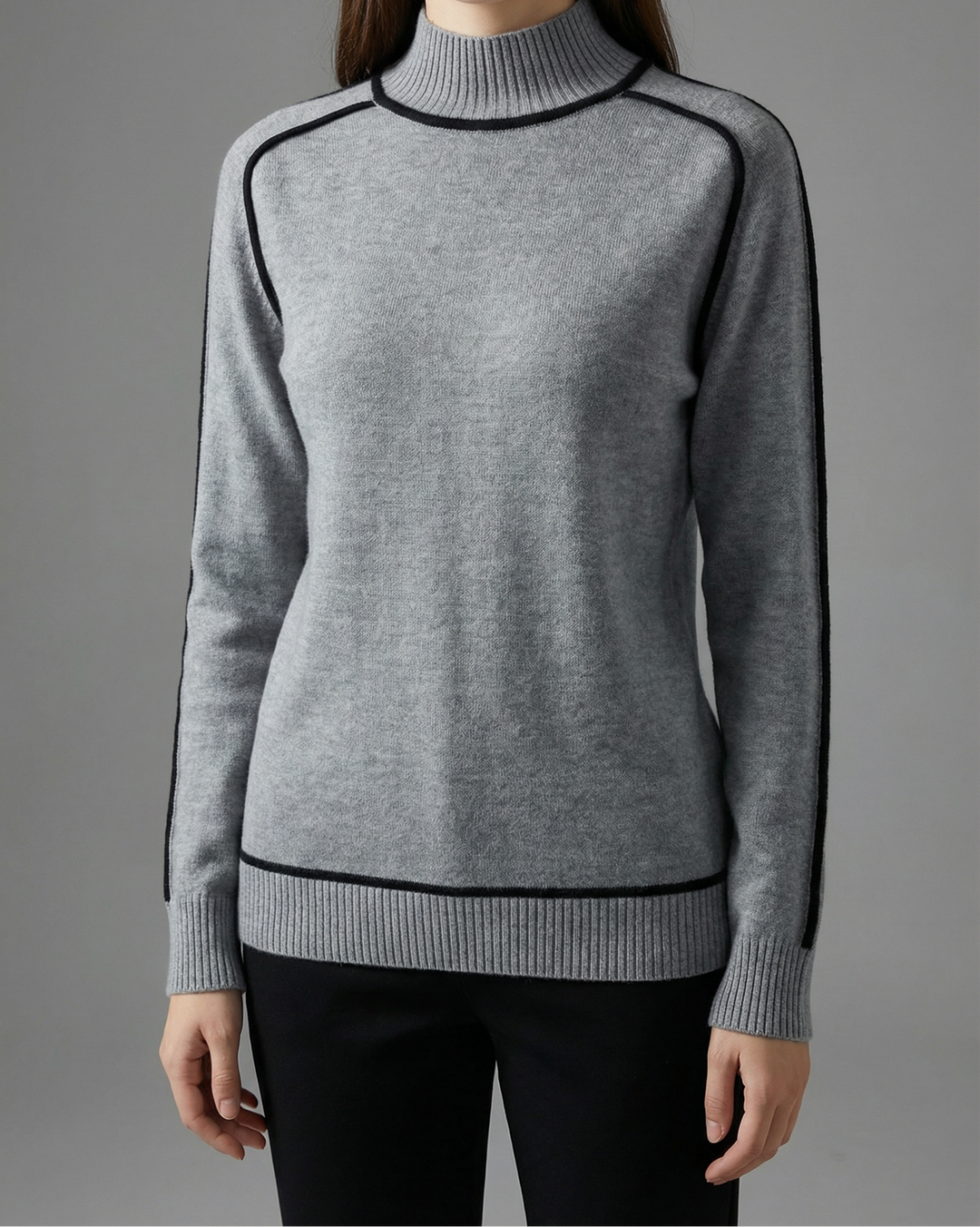 Pulover cu guler înalt