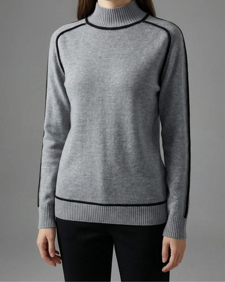 Pulover cu guler înalt