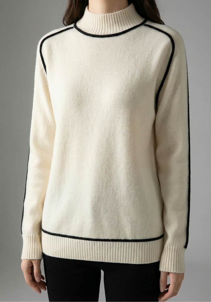 Pulover cu guler înalt