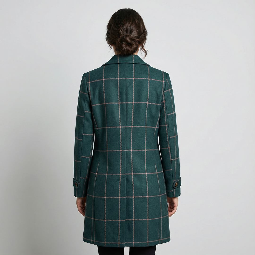 Palton premium în carouri