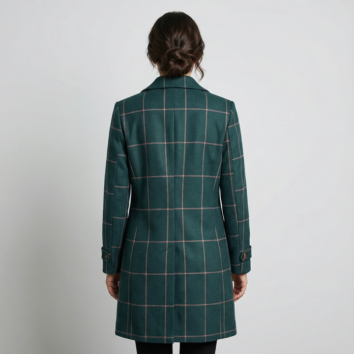 Palton premium în carouri