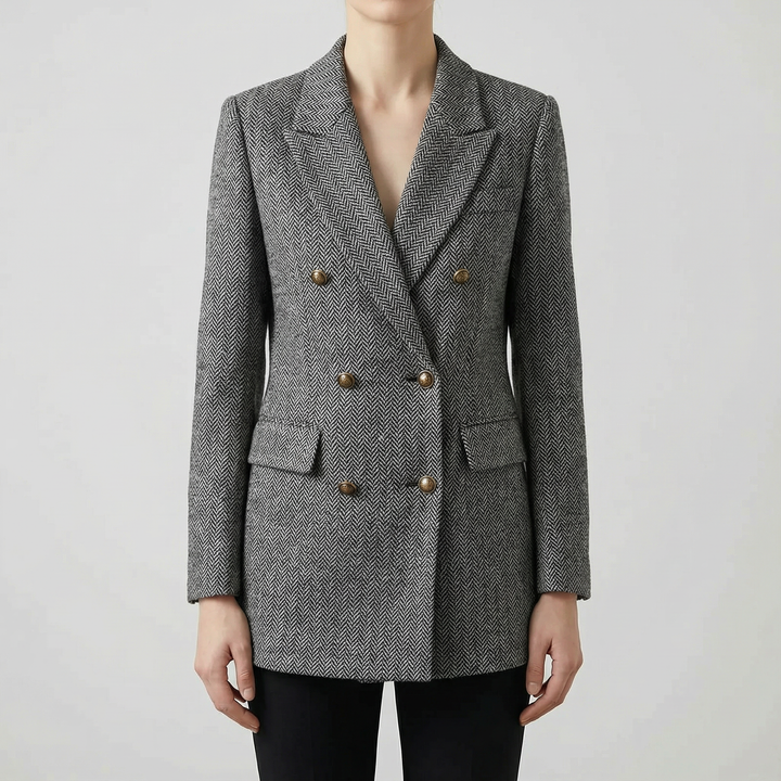 Sacou croit cu nasturi aurii