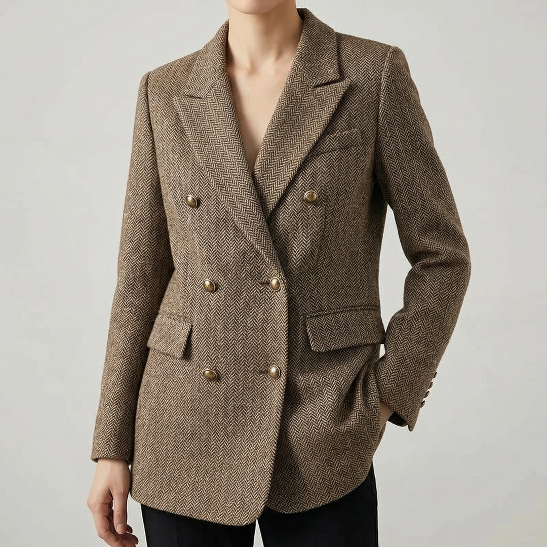 Sacou croit cu nasturi aurii