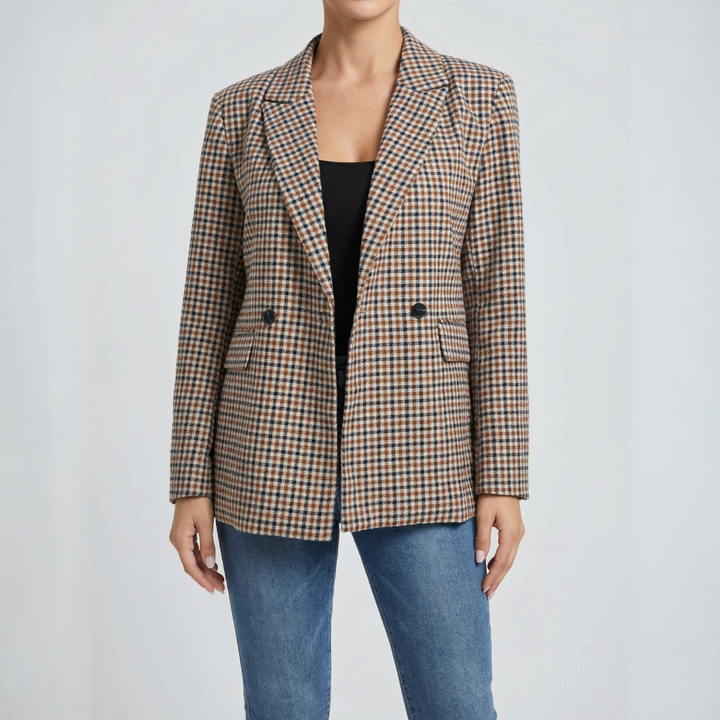 Sacou vintage în carouri