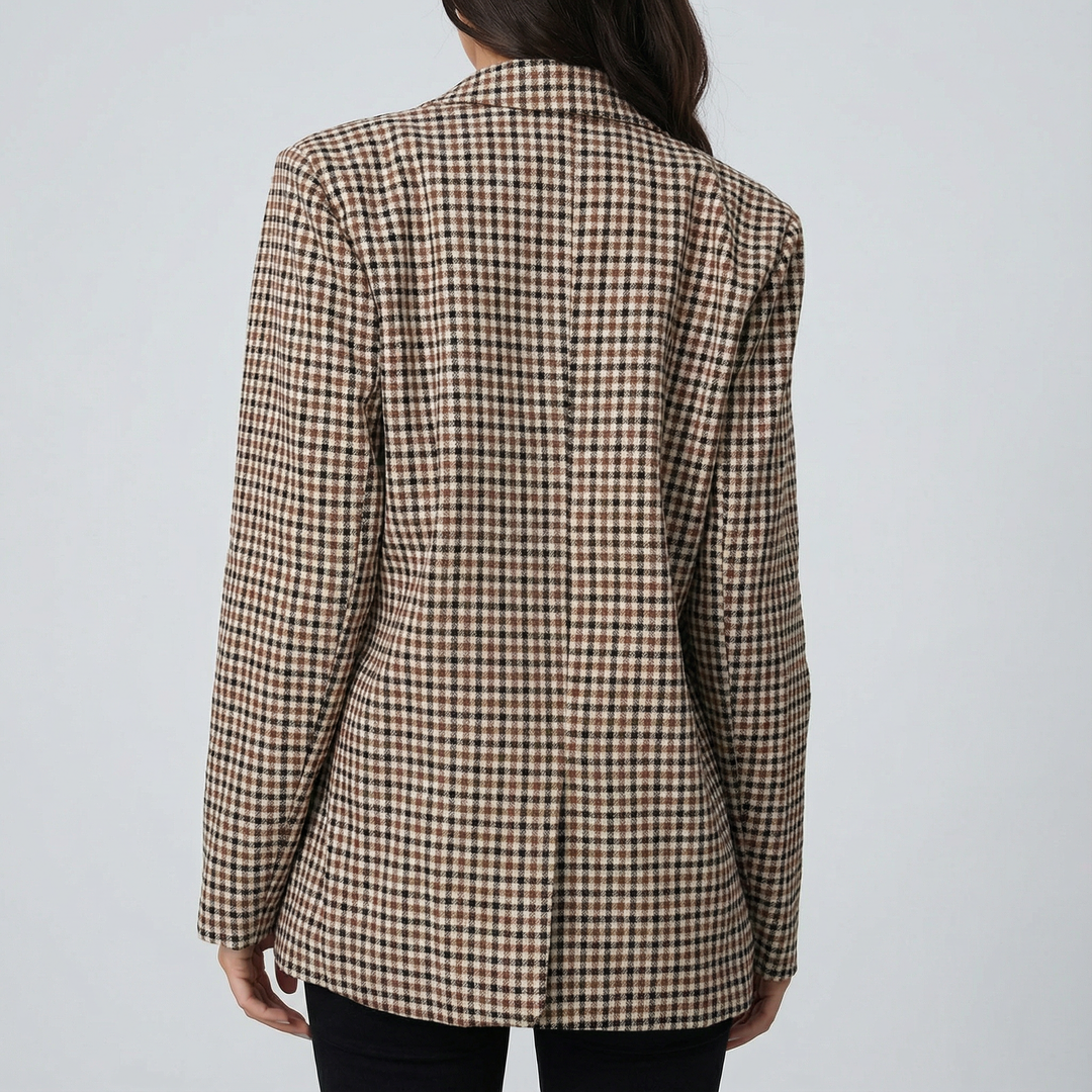 Sacou vintage în carouri