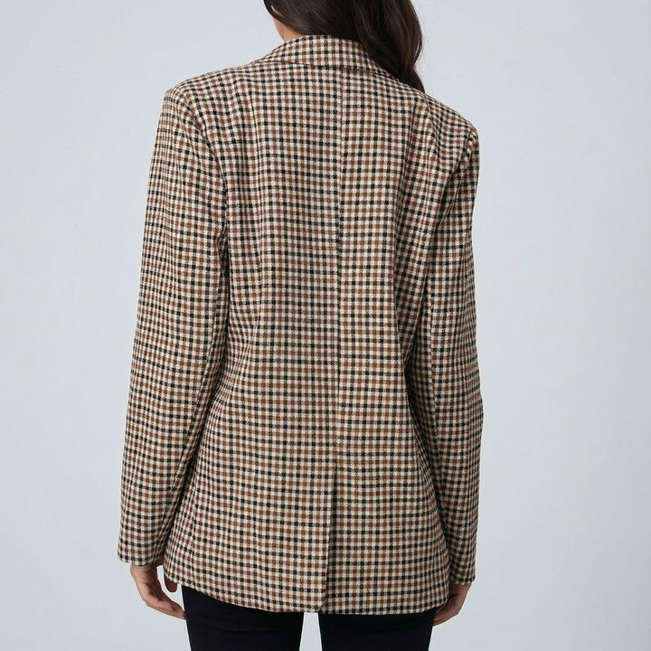 Sacou vintage în carouri