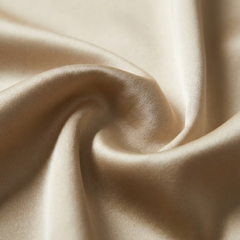 Bluză din satin cu fundă la gât