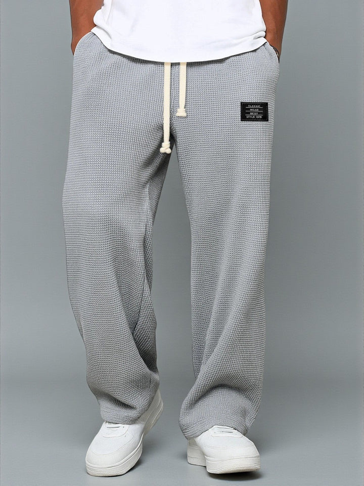 Robert - Pantaloni cu croi larg și talie reglabilă