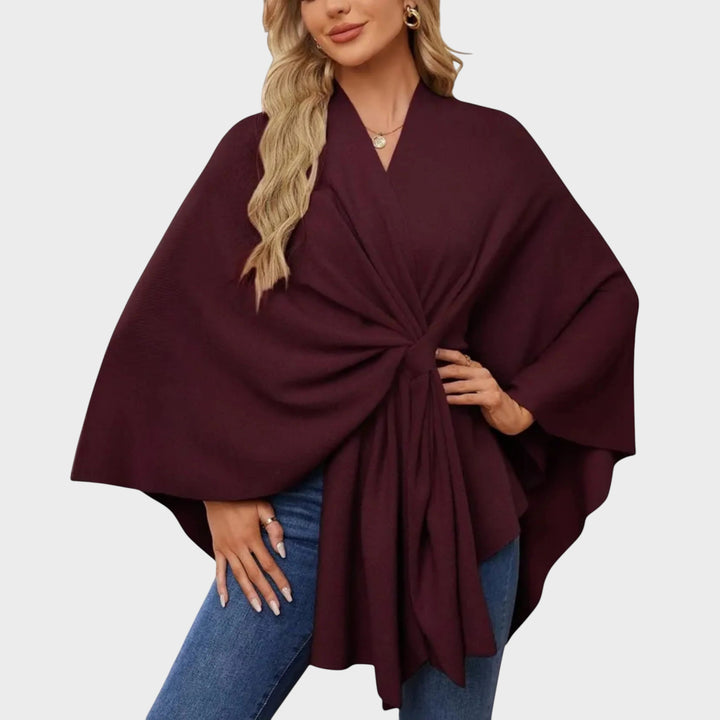 Stela - Poncho Elegant Drapat