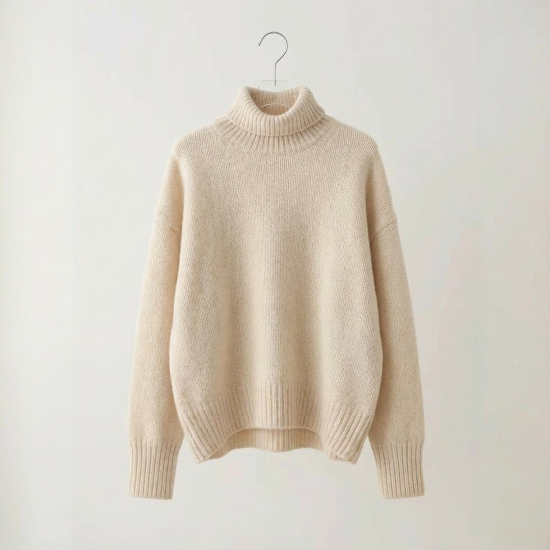 Doina - Pulover din cașmir cu guler înalt