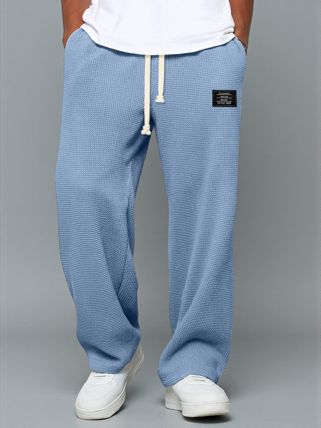 Robert - Pantaloni cu croi larg și talie reglabilă