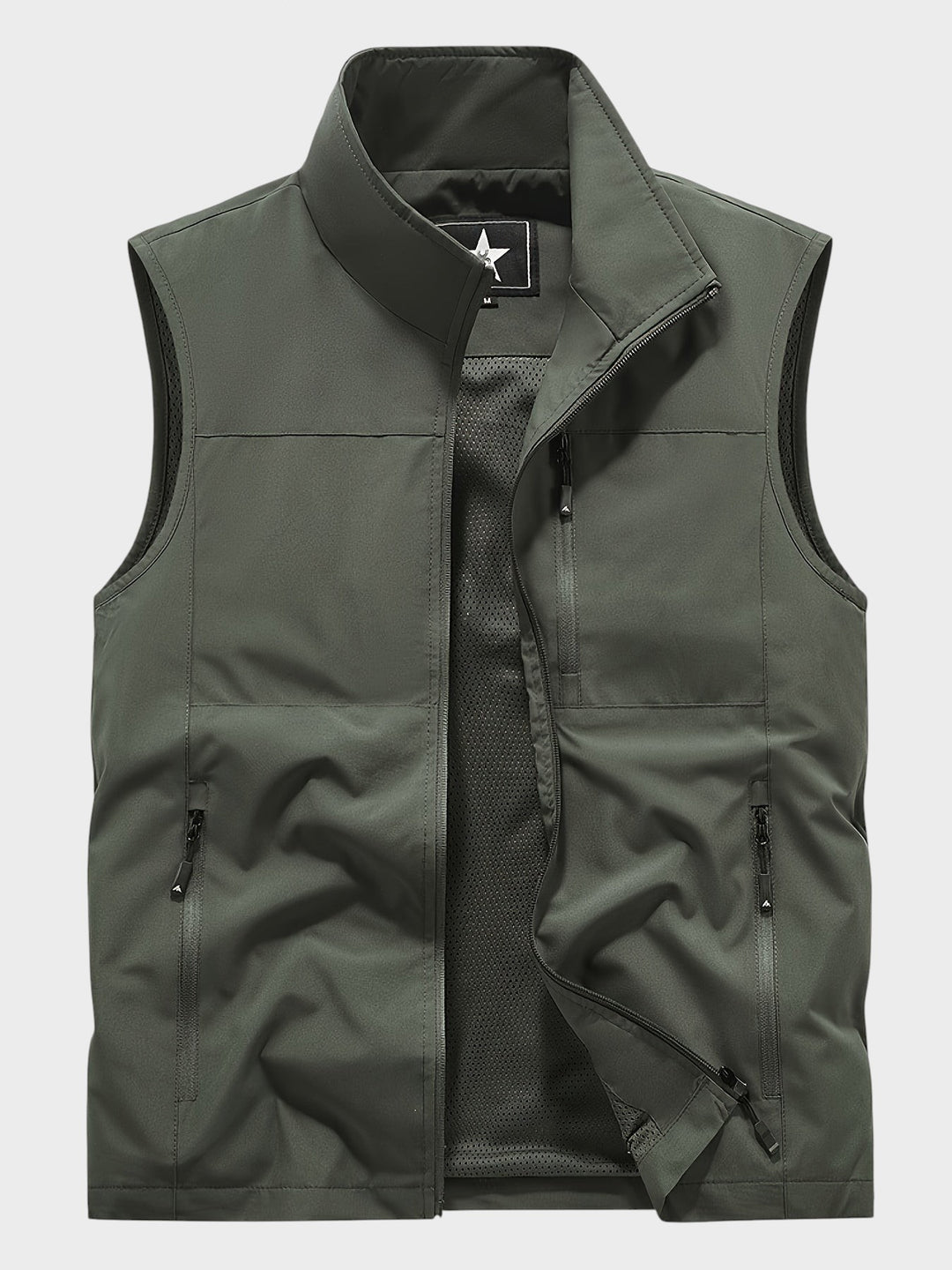 Enrico – Vestă cu Buzunare cu Fermă