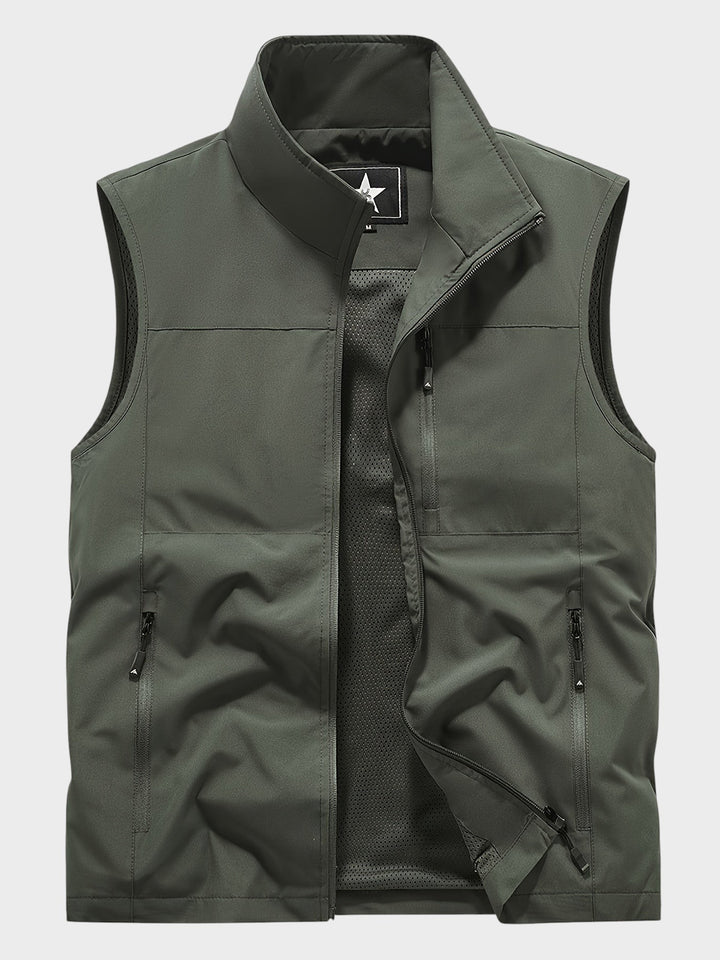 Enrico – Vestă cu Buzunare cu Fermă