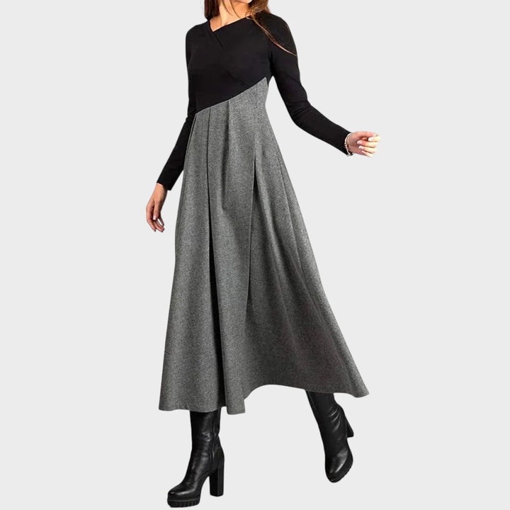 Anabel - Rochie Elegantă Cu Mânecă Lungă