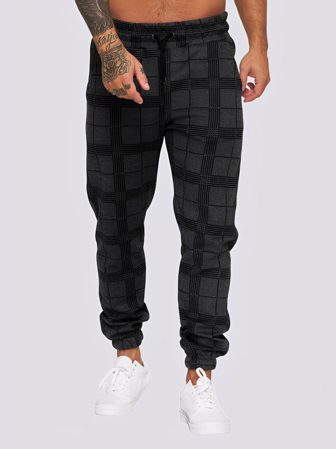 Jaeden - Pantaloni cu carouri pentru bărbați