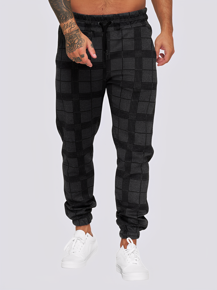 Jaeden - Pantaloni cu carouri pentru bărbați