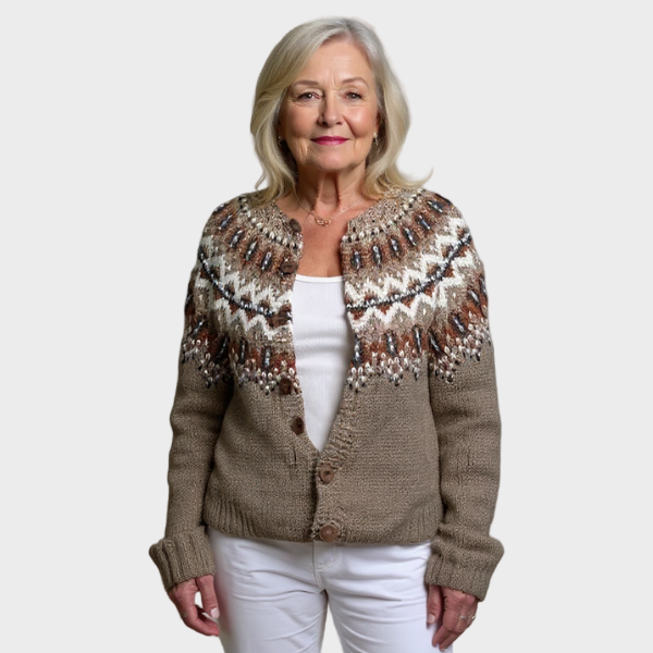 Alessandra - Pulover Din Lână Realizat Manual