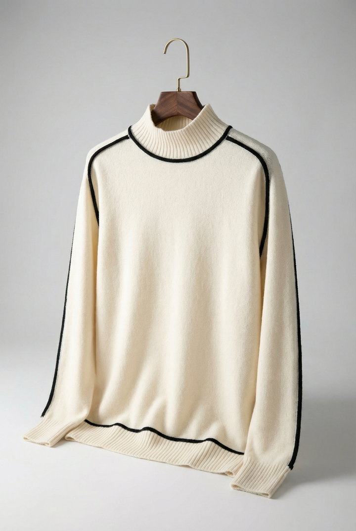 Pulover cu guler înalt