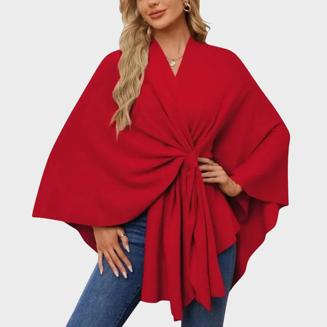 Stela - Poncho Elegant Drapat