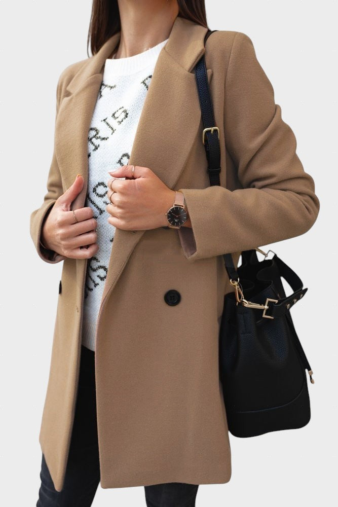 Teresa - Palton Elegant cu Rever