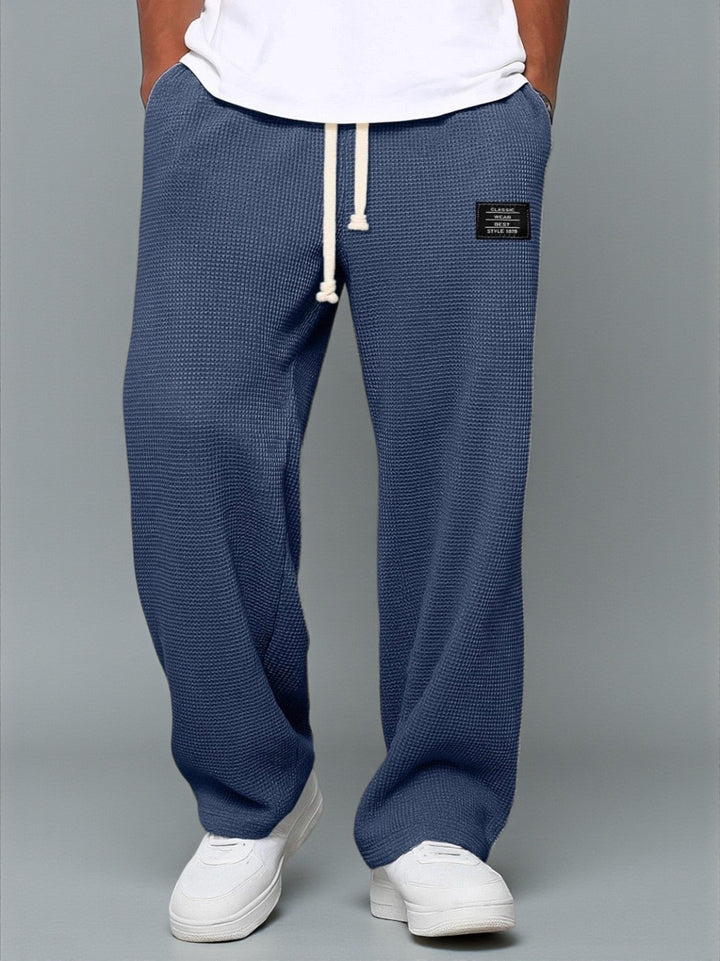 Robert - Pantaloni cu croi larg și talie reglabilă