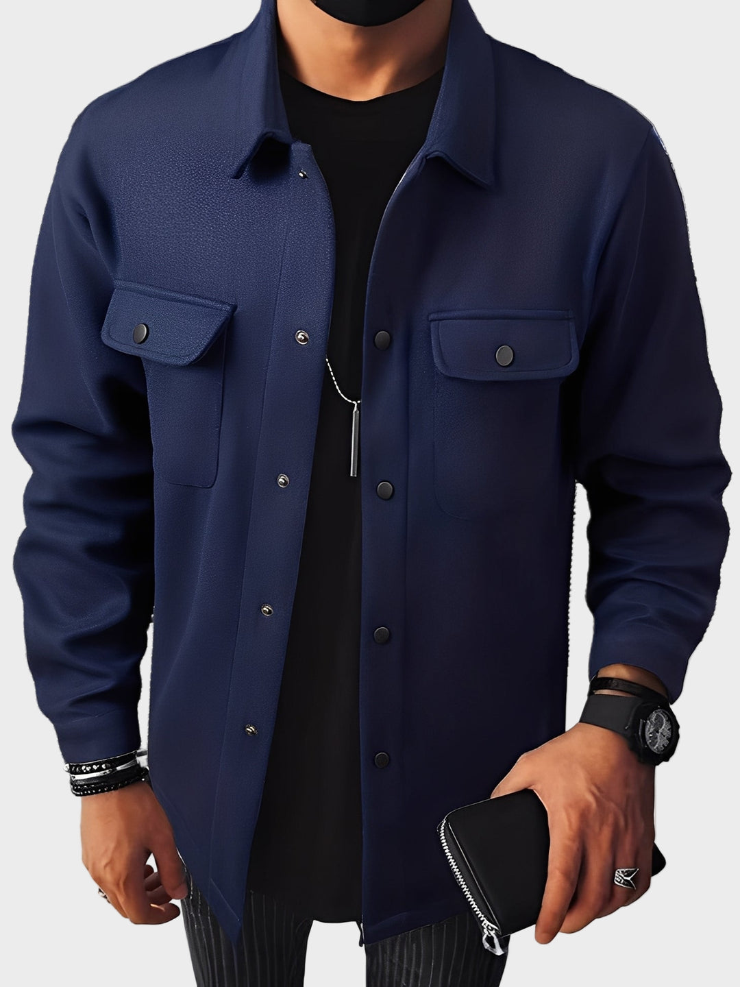 Clinton - Sacou modern cu revere și buzunare