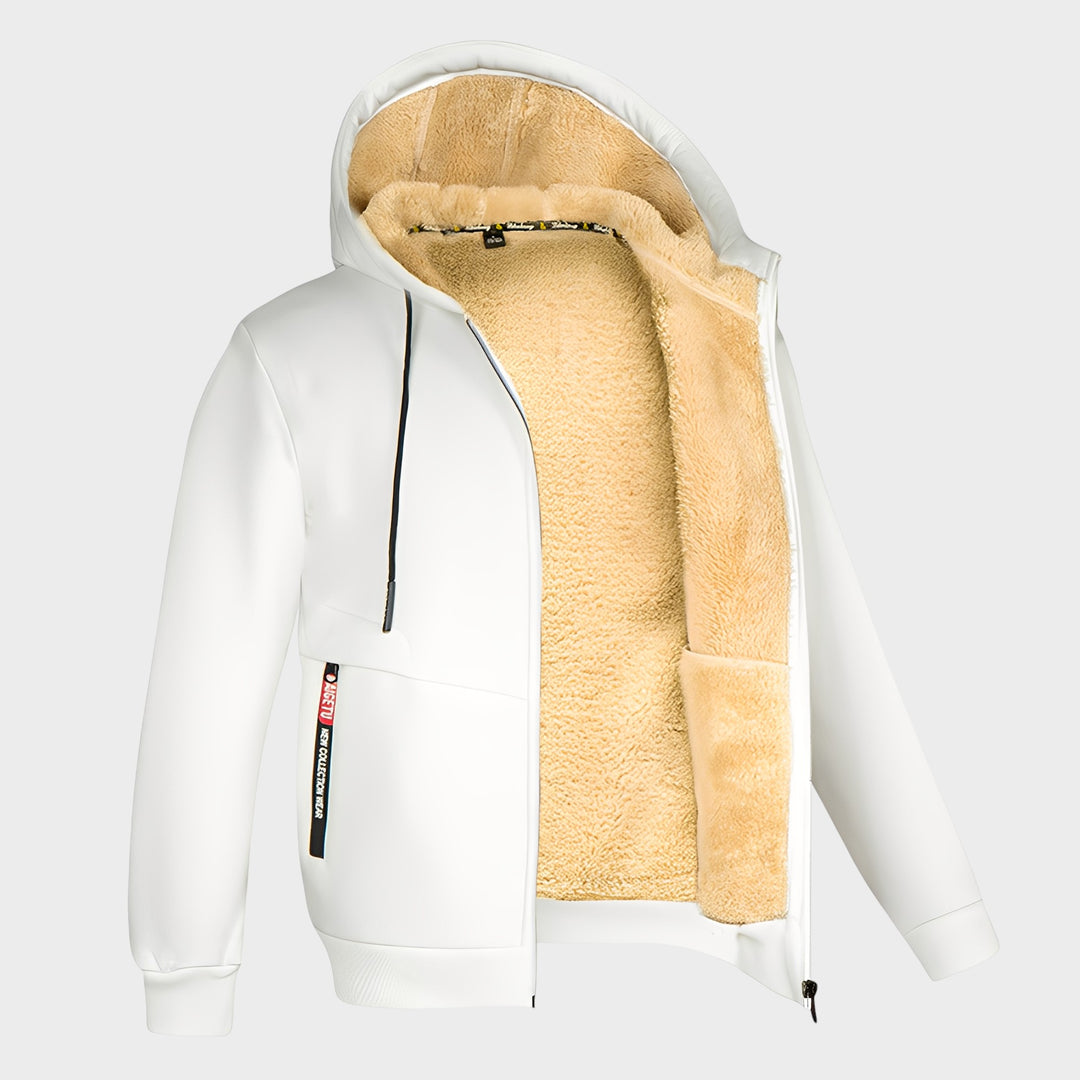 Davin - Jachetă Ușoară din Fleece cu Glugă