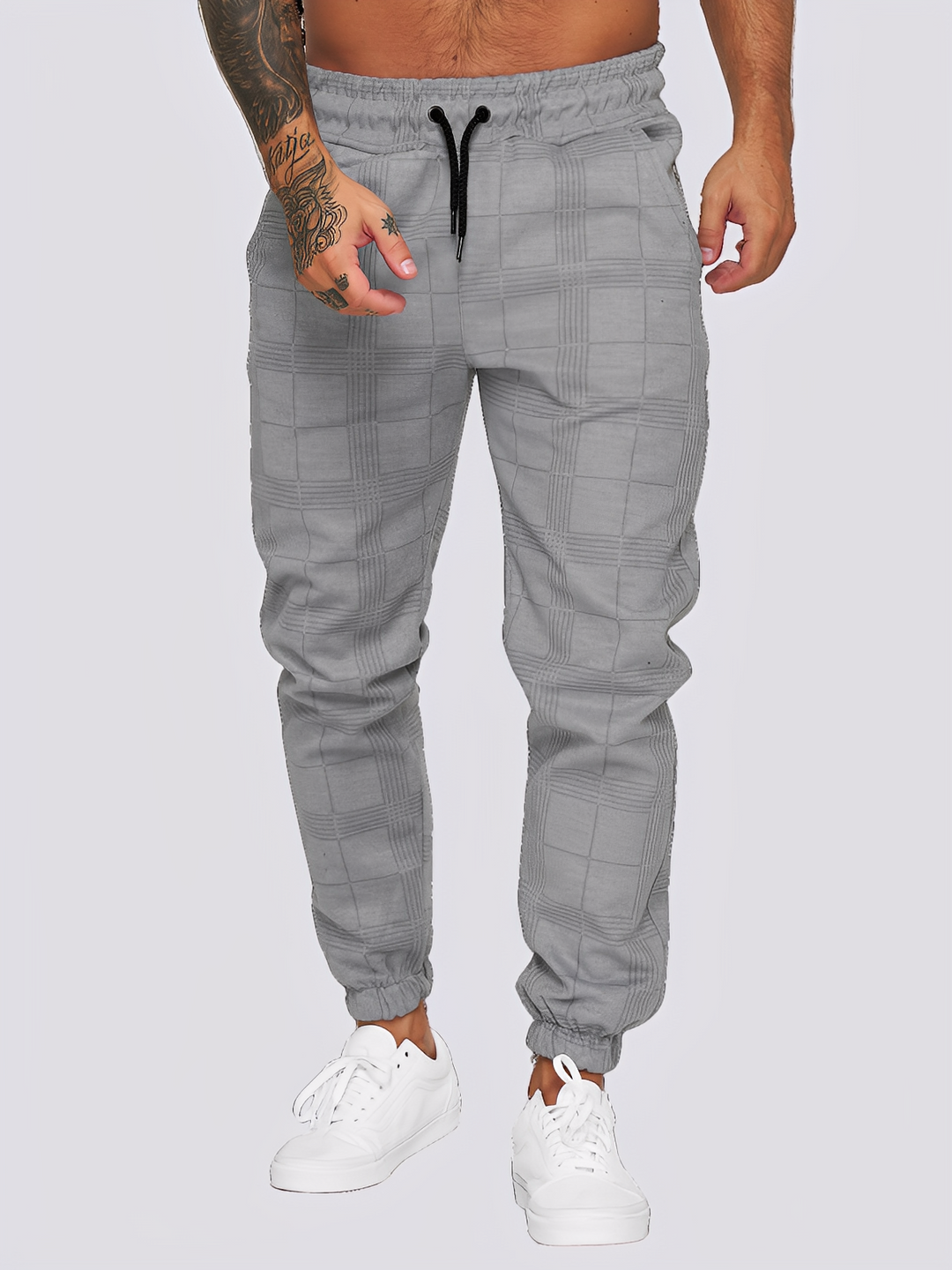 Jaeden - Pantaloni cu carouri pentru bărbați