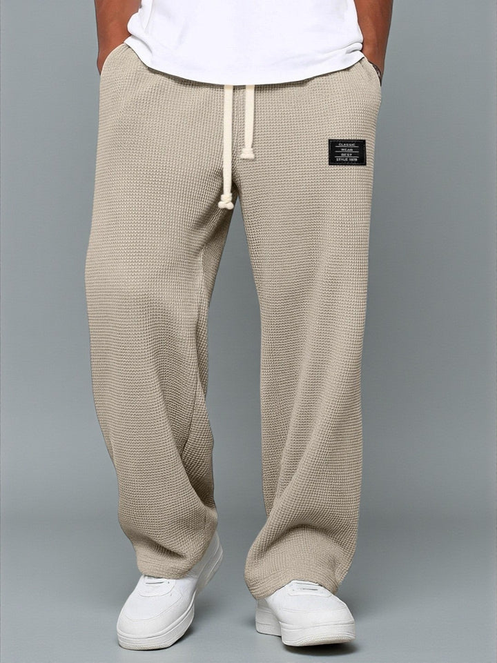 Robert - Pantaloni cu croi larg și talie reglabilă