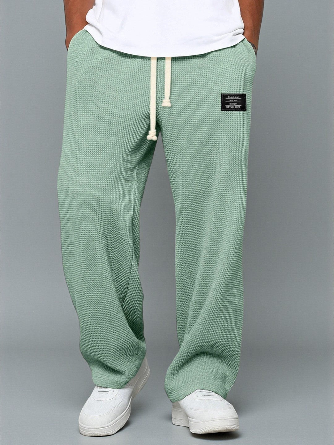 Robert - Pantaloni cu croi larg și talie reglabilă