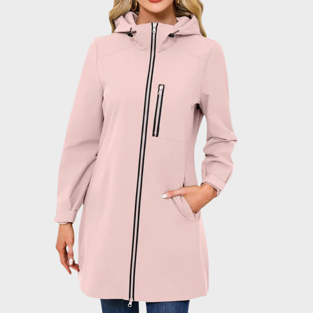 Ileana - Jachetă Lungă Impermeabilă