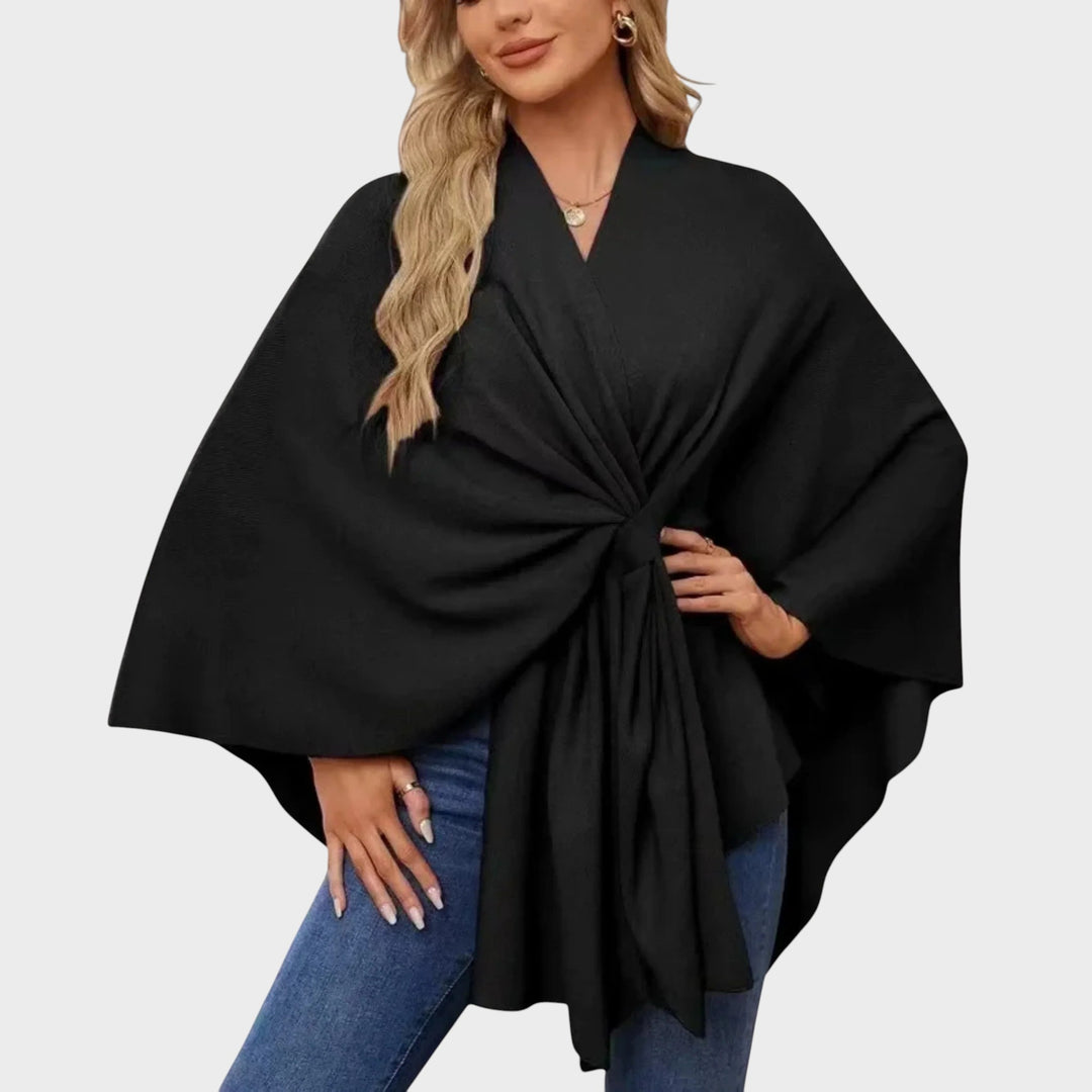 Stela - Poncho Elegant Drapat