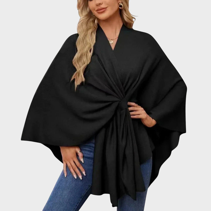 Stela - Poncho Elegant Drapat