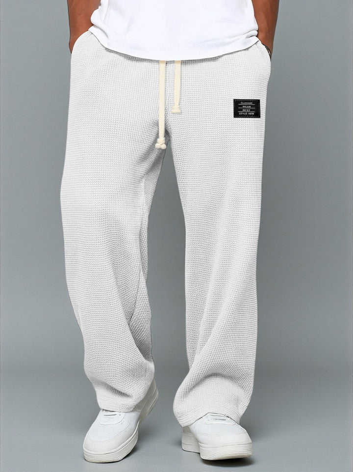 Robert - Pantaloni cu croi larg și talie reglabilă