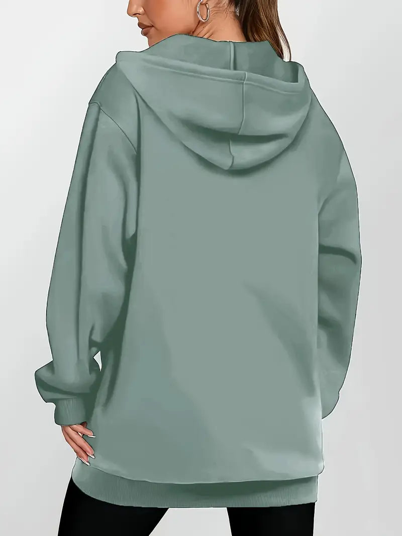 Angeleen - Jachetă Cu Glugă Si Fermoar