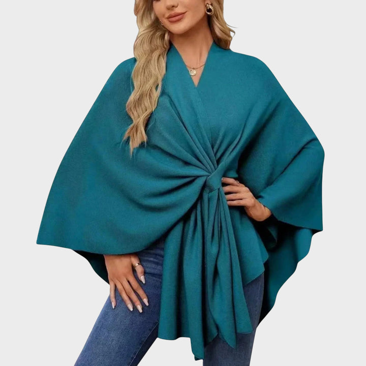 Stela - Poncho Elegant Drapat