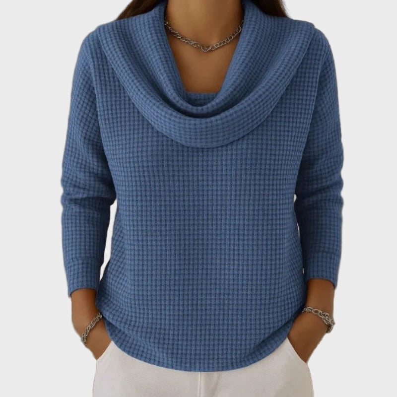 Aurora – Pulover elegant cu gulerul căzut