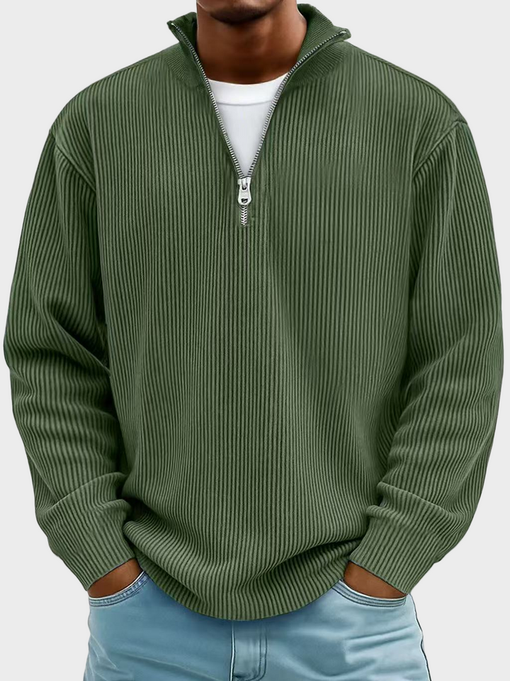 Adrian – Pulover premium cu fermoar