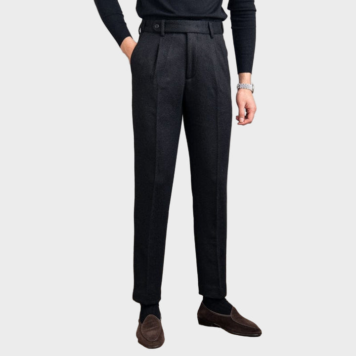 Milo – Pantaloni negri pentru zilnic