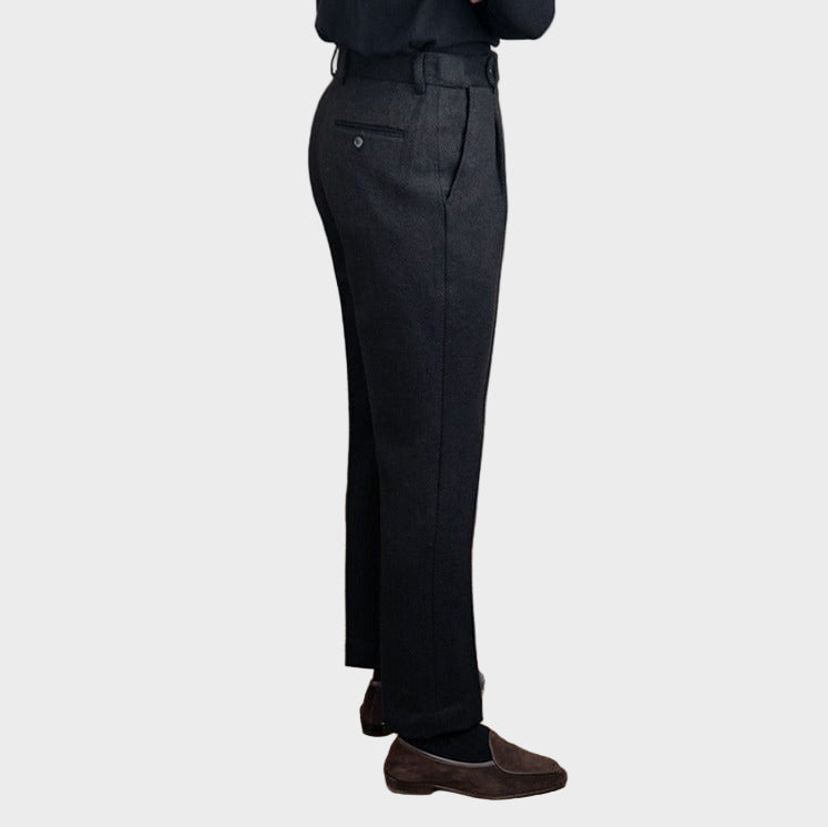 Milo – Pantaloni negri pentru zilnic